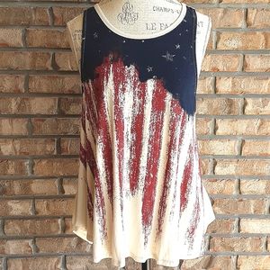 Altar'd State NWT American Flag Sleeveless Tank.